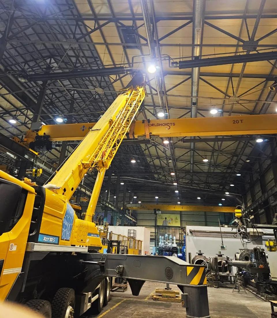 Мостовой опорный кран г/п 20тн для арматурного производства