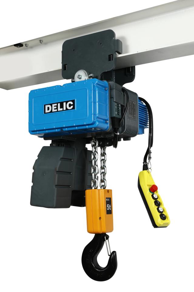 Передвижная цепная таль 2 тонны с высотой подъема 12м