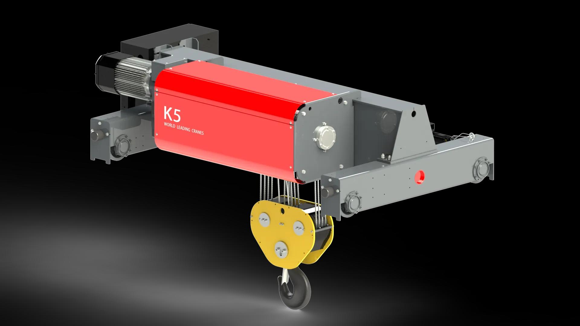 Канатная крановая тележка 40 тонн K5208D