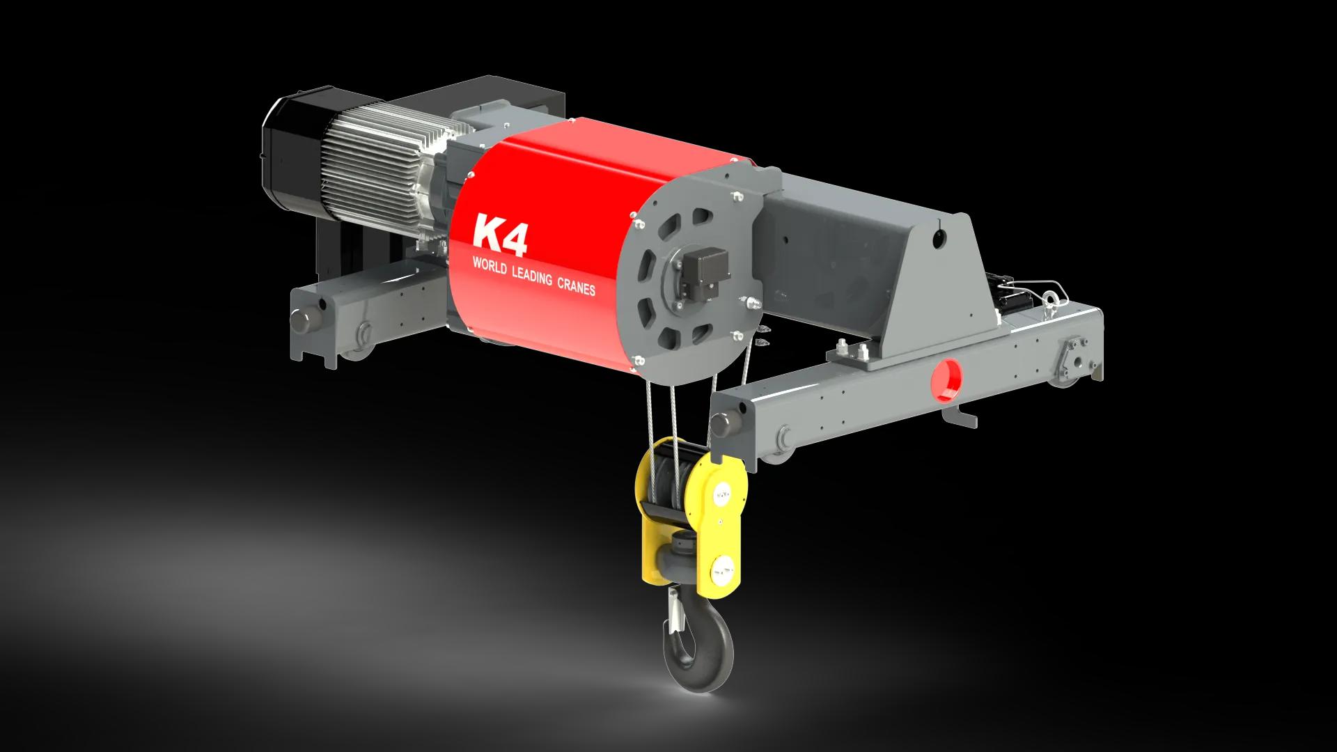 Канатная крановая тележка 5 тонн K4202D