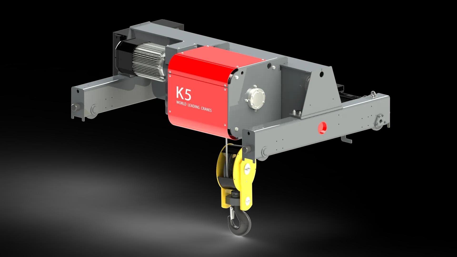 Канатная крановая тележка 8 тонн K5102D