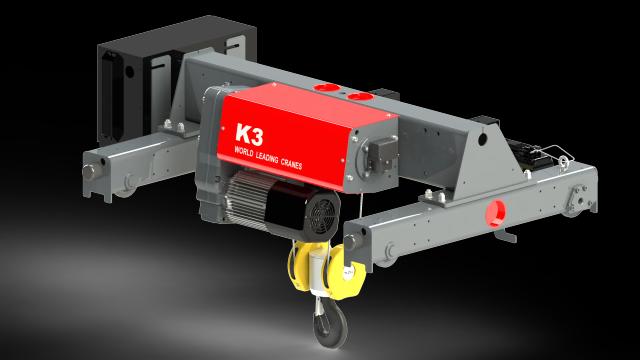 Канатная крановая тележка 5 тонн К3104D