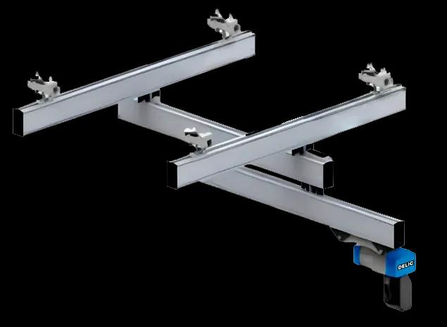 Однобалочная телескопическая конструкция с уменьшенной строительной высотой г/п до 2тн STARAIL (таль DELIC)