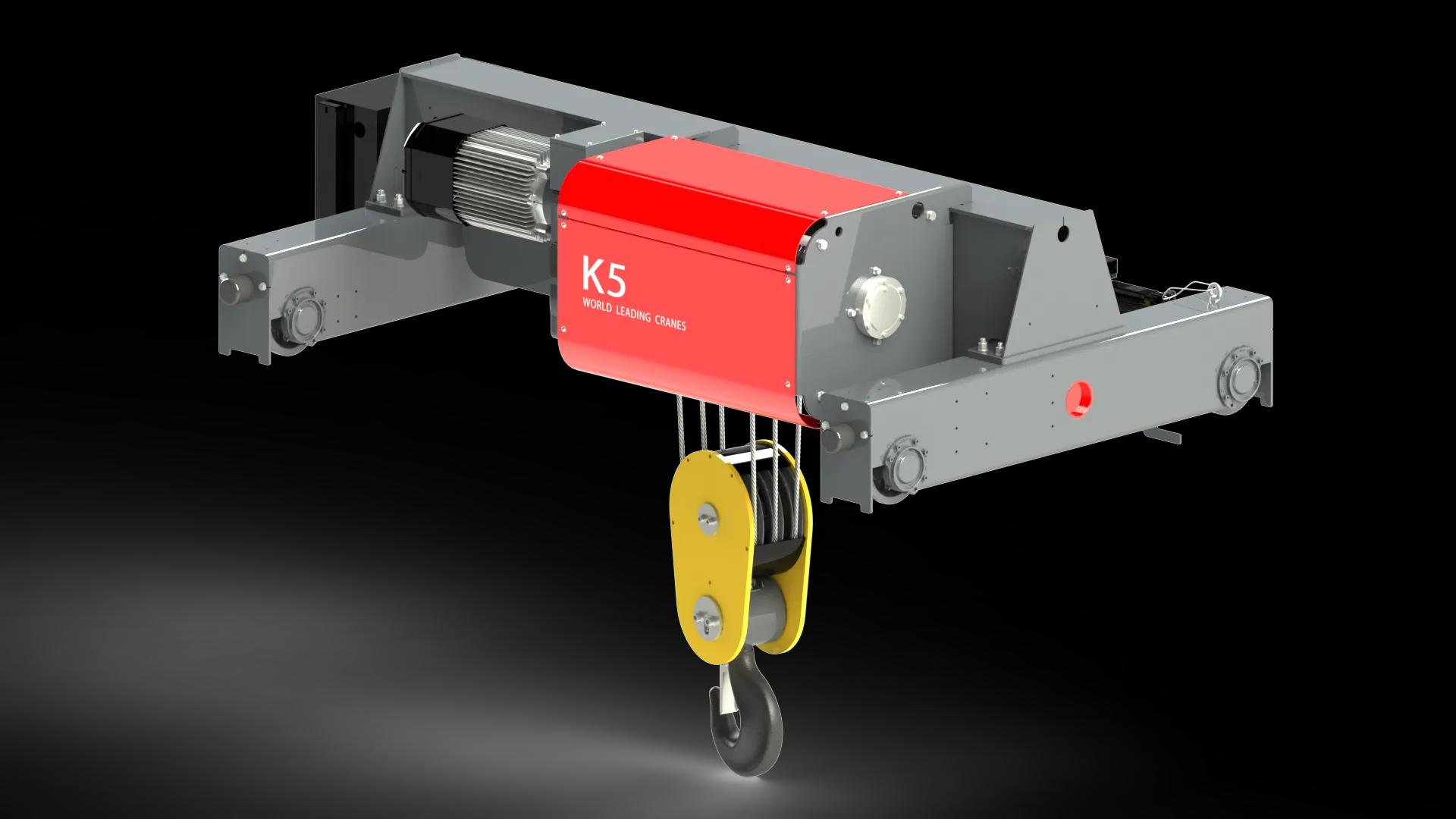 Канатная крановая тележка 30 тонн K5106D