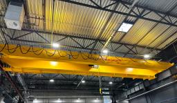 Мостовой двухбалочный опорный кран 20 тонн, пролет 27,2 метра