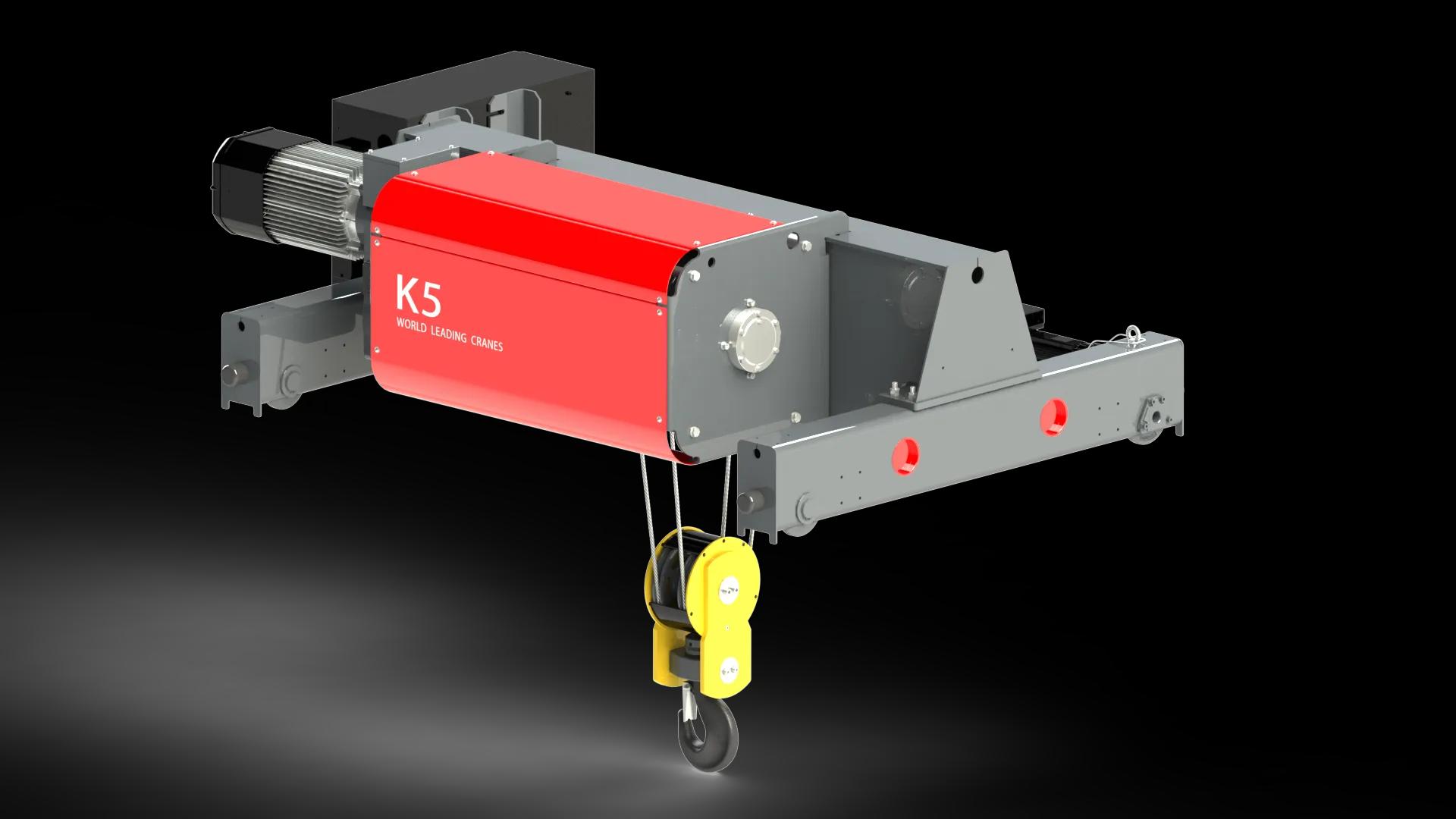 Канатная крановая тележка 8 тонн K5202D