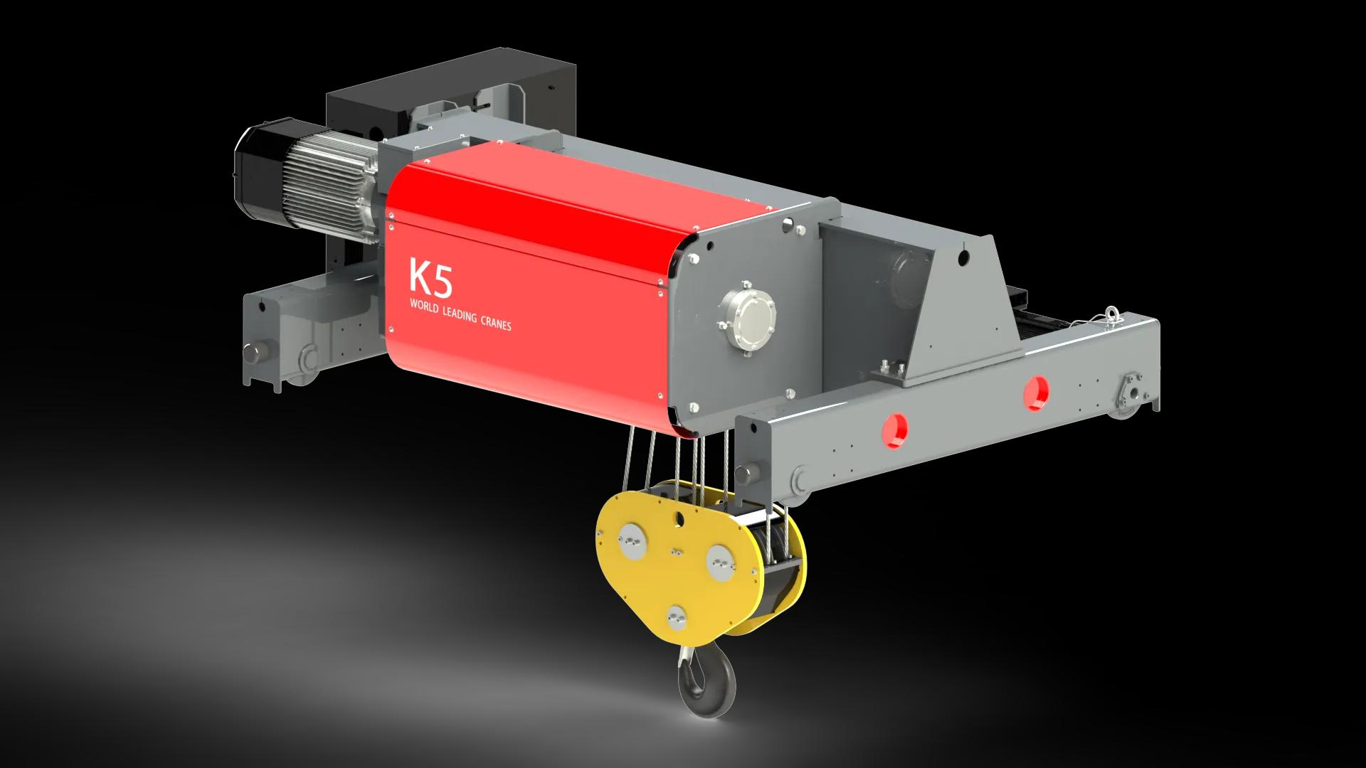 Канатная крановая тележка 20 тонн K5204D