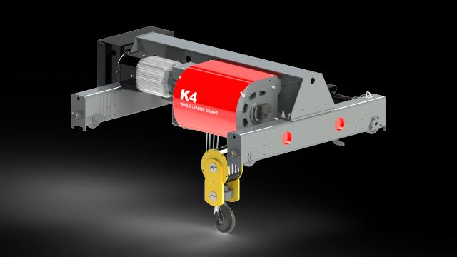 Канатная крановая тележка 16 тонн К4108D