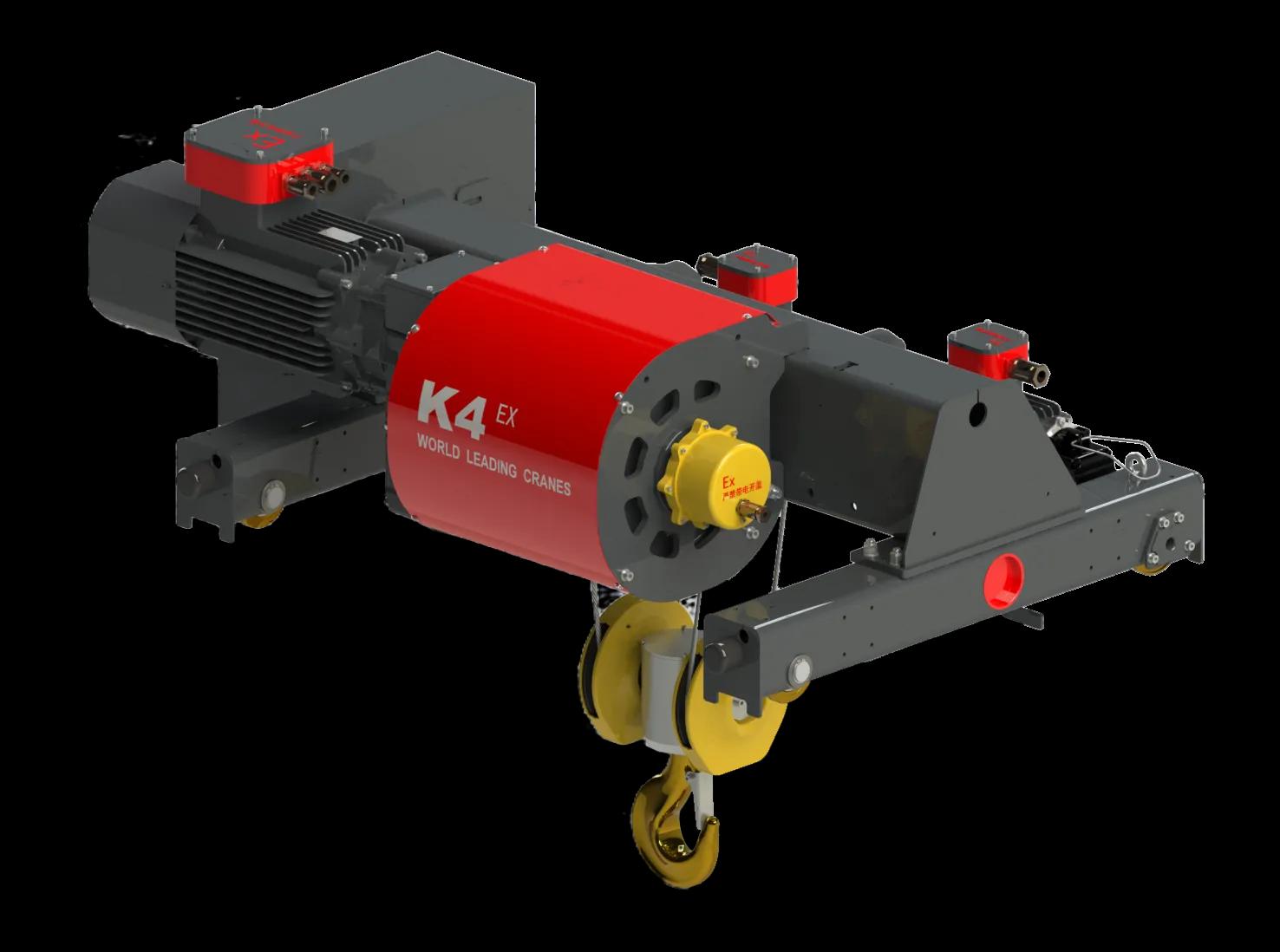 Взрывозащищенная таль для двухбалочного крана