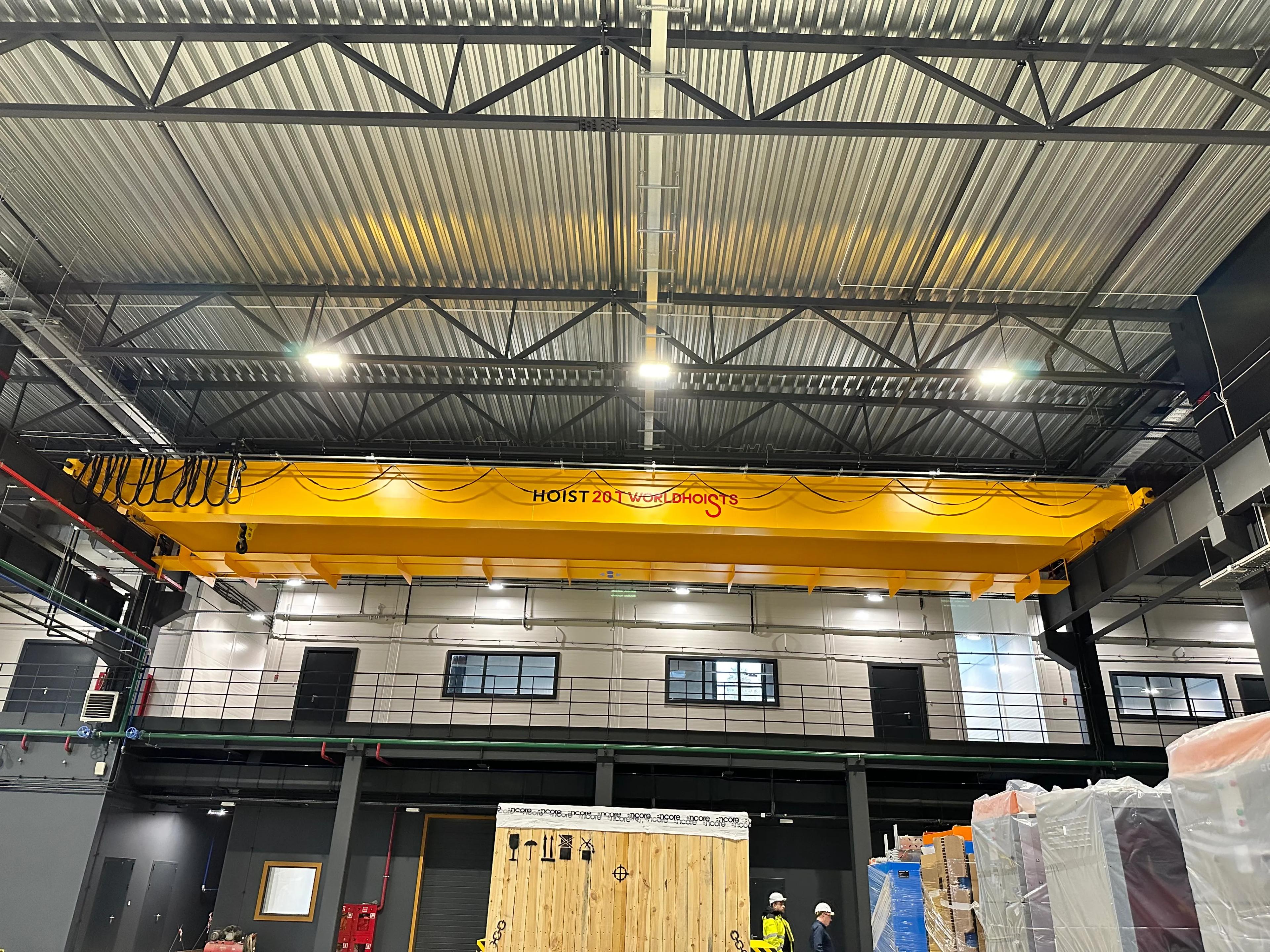 Сданы 2 мостовых крана для завода «Энкор» - производителя высокотехнологичного электротехнического оборудования