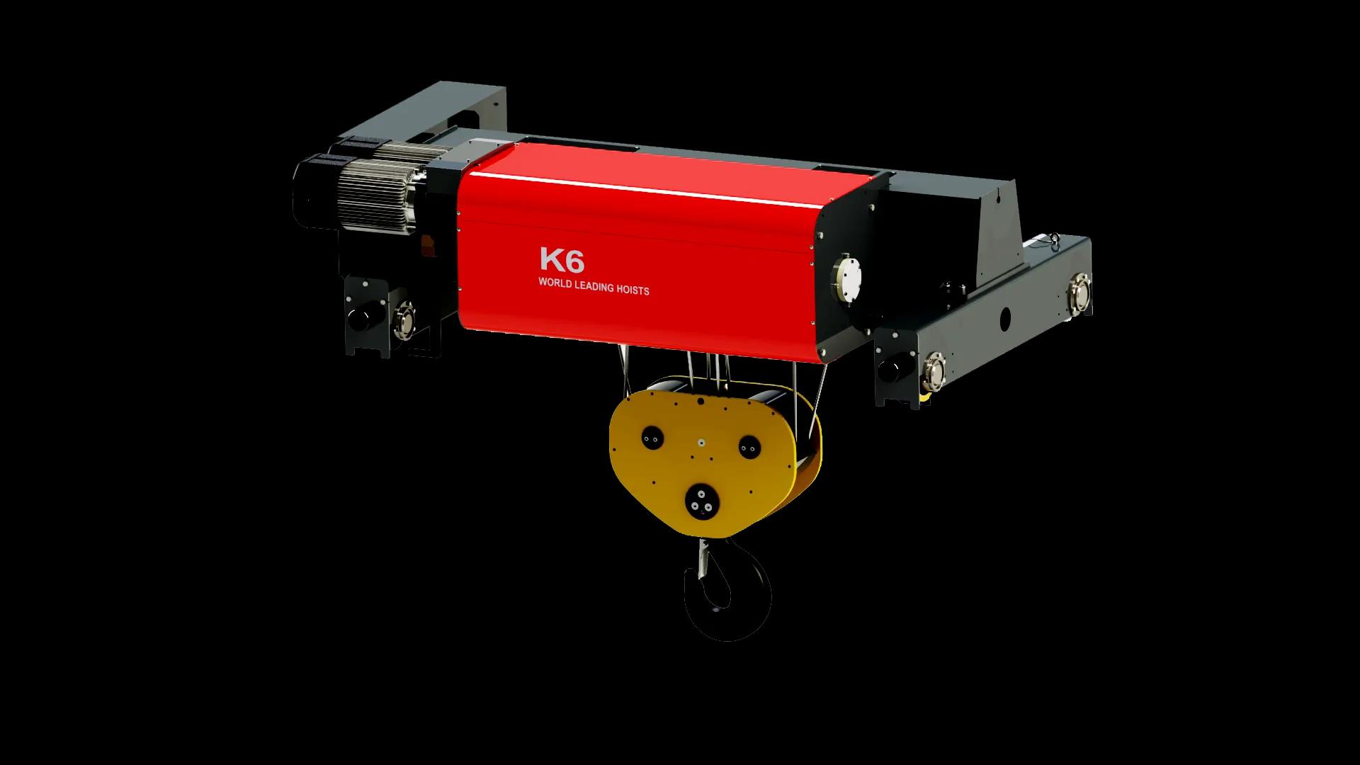 Канатная крановая тележка 40 тонн K6204D