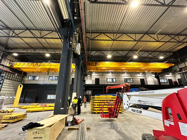 Сданы 2 мостовых крана для завода «Энкор» - производителя высокотехнологичного электротехнического оборудования