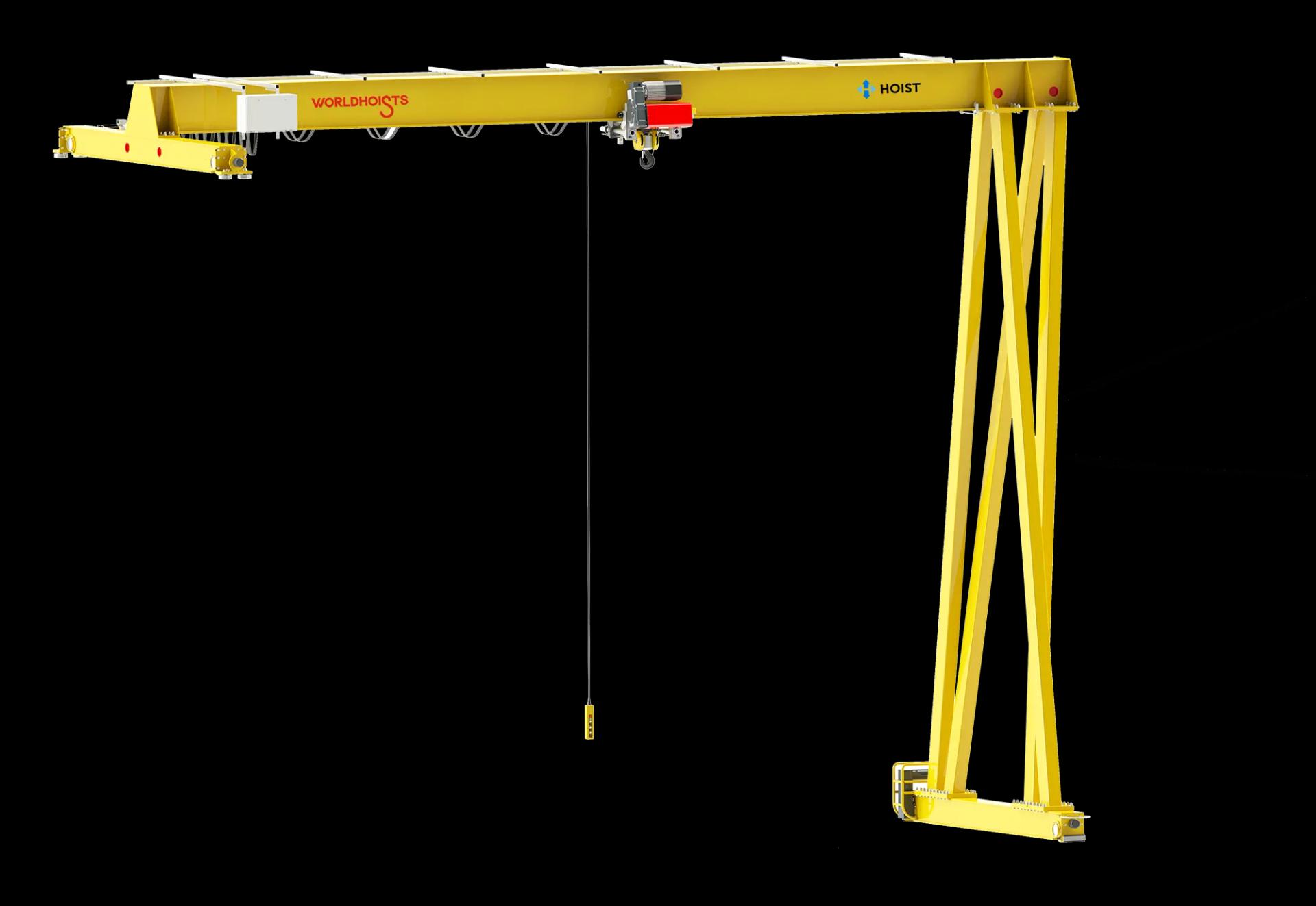 Однобалочный полукозловой кран 20 тонн