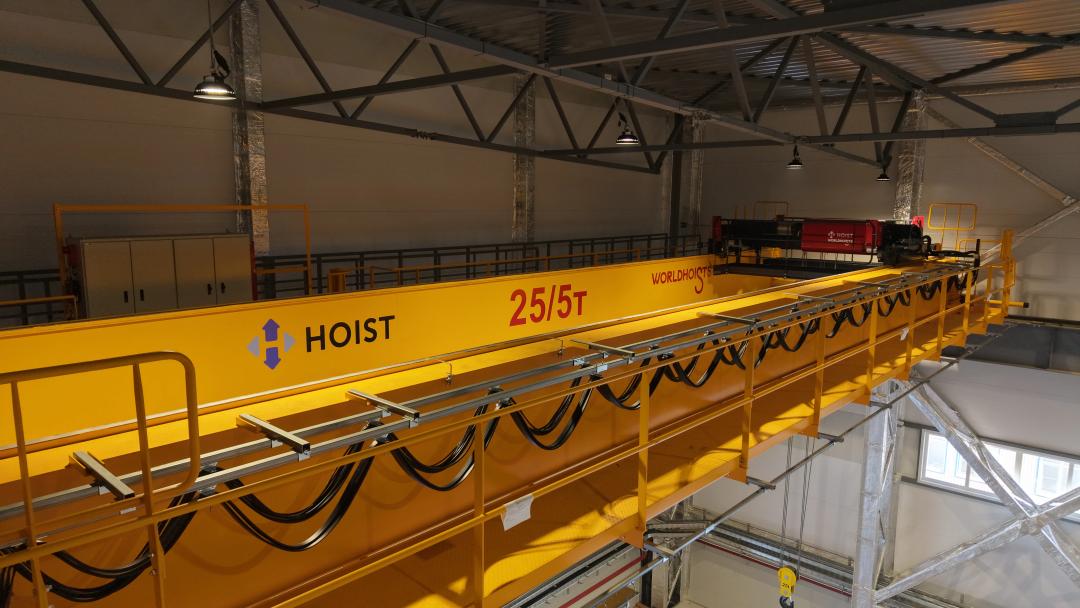 Как краны WORLDHOISTS помогают ООО НПФ «Энтехмаш» создавать турбины будущего