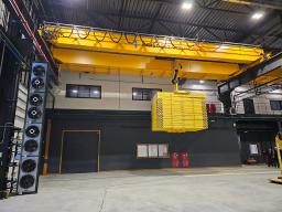 Мостовой двухбалочный опорный кран 16 тонн