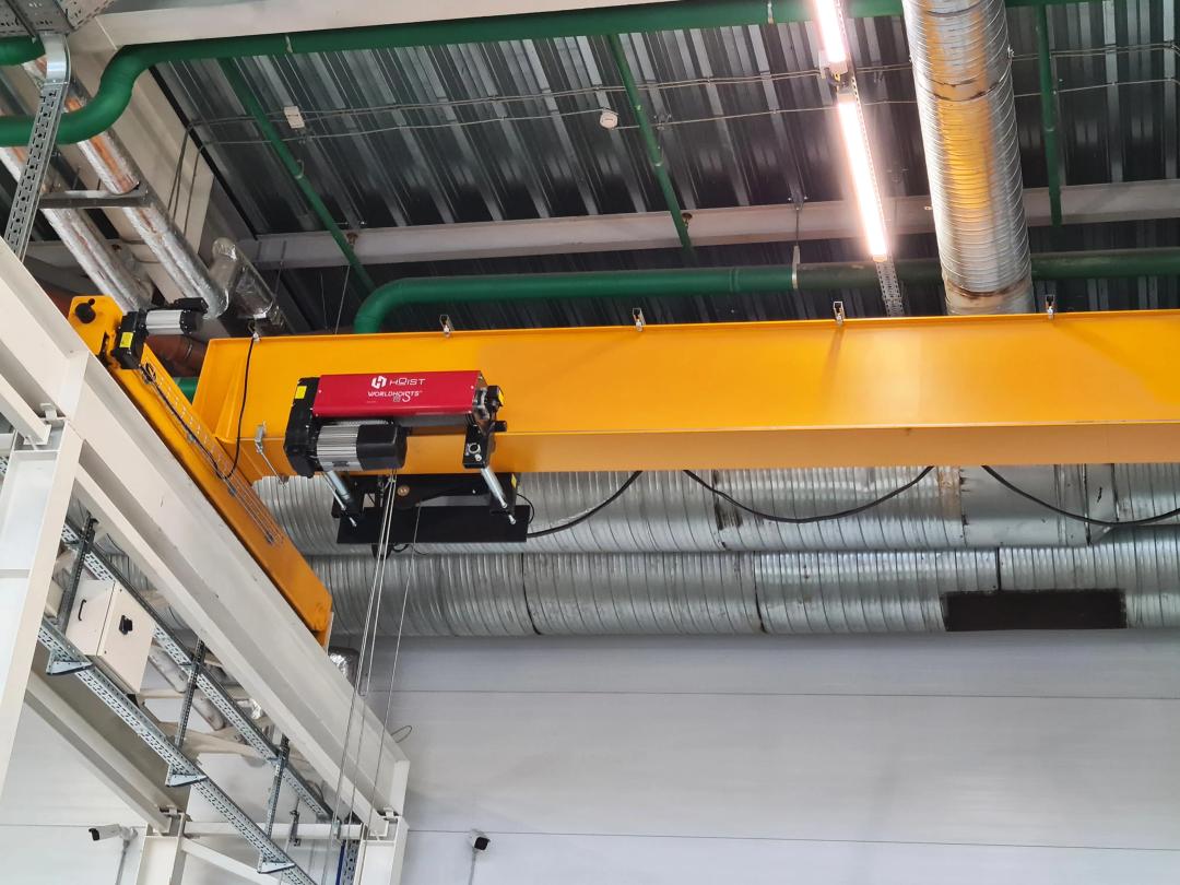 Новый мостовой кран для увеличения производительности в «Grunwald»