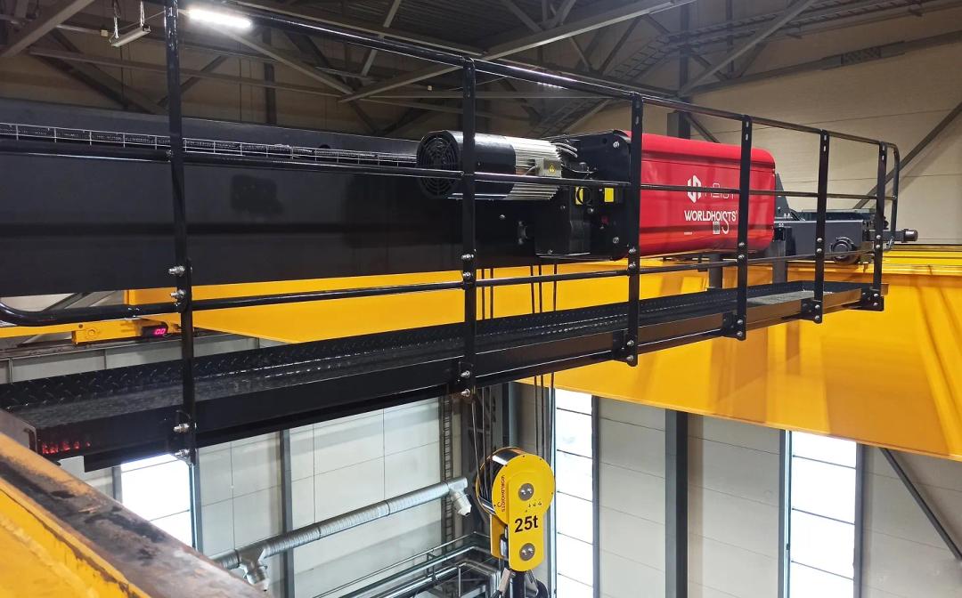 Модернизация крана “Konecranes” г/п 50т. Установка дополнительной грузовой тележки 25т.