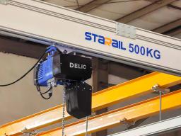 Однобалочный мостовой кран (легкие крановые системы) г/п до 1,5тн STARAIL (таль DELIC)