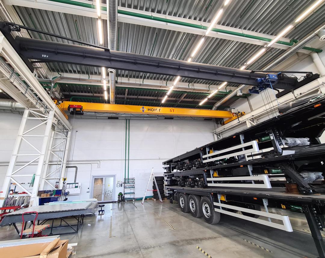 Новый мостовой кран для увеличения производительности в «Grunwald»