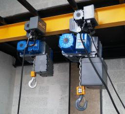 Передвижная цепная таль 2 тонны с высотой подъема 12м