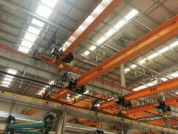Мостовой однобалочный опорный кран 3,2 тонны, пролет 19,5 метров