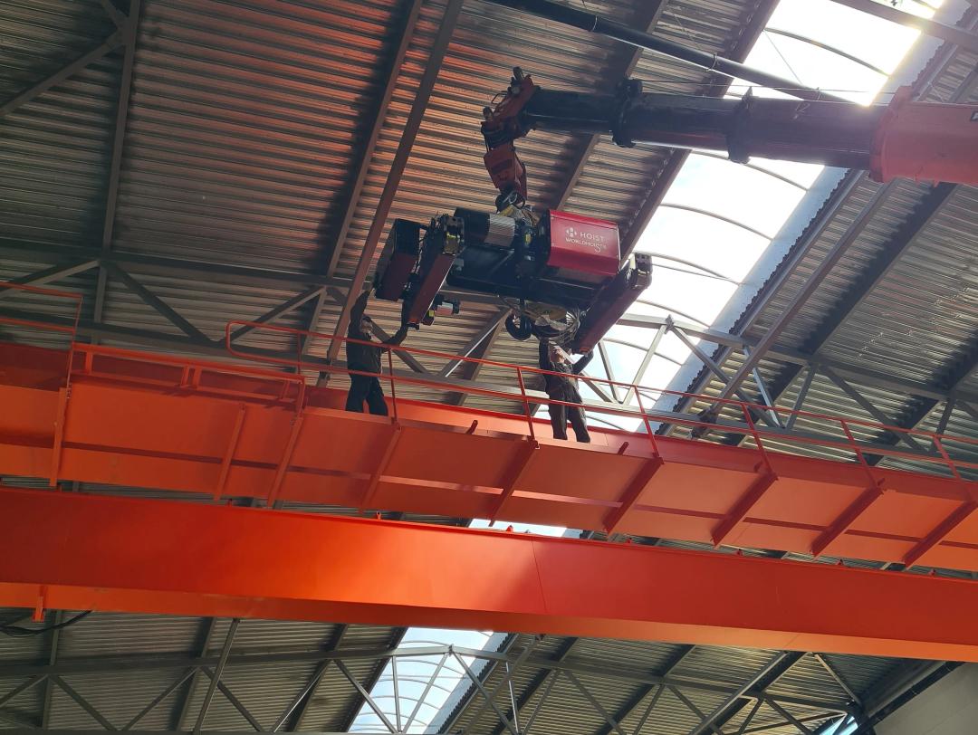 Полный цикл для ведущего предприятия металлоизделий: 5 двухбалочных кранов грузоподъемностью 7-25т поставлены и смонтированы «под ключ» в Ногинске.