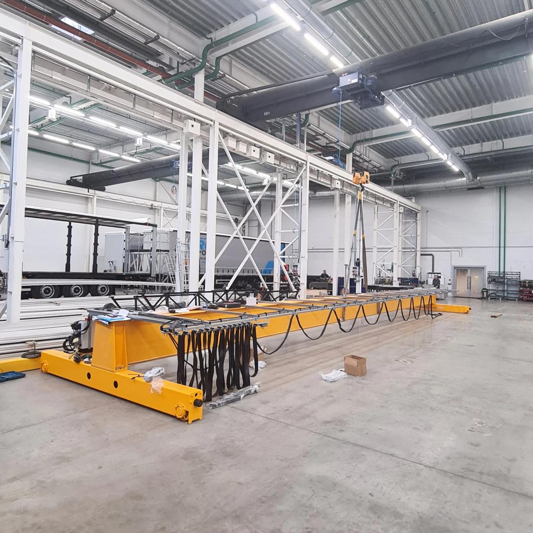 Новый мостовой кран для увеличения производительности в «Grunwald»