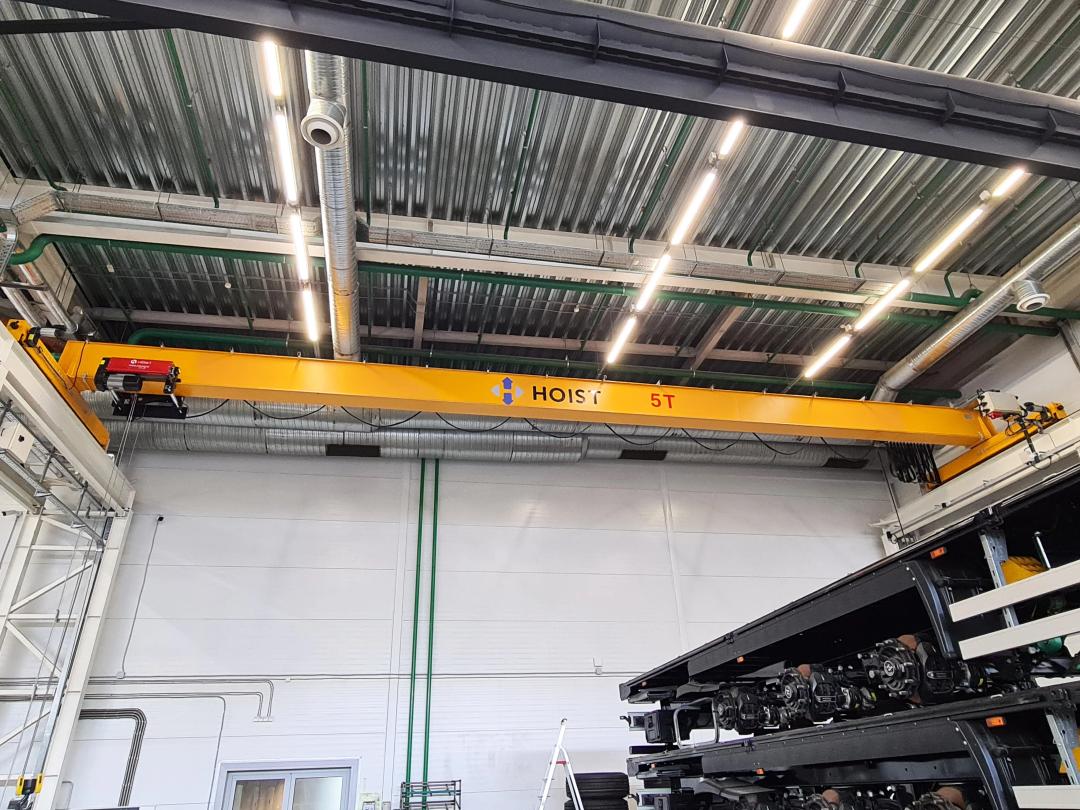 Новый мостовой кран для увеличения производительности в «Grunwald»