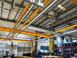 Однобалочный мостовой кран (легкие крановые системы) г/п до 0,25т STARAIL (таль DELIC)