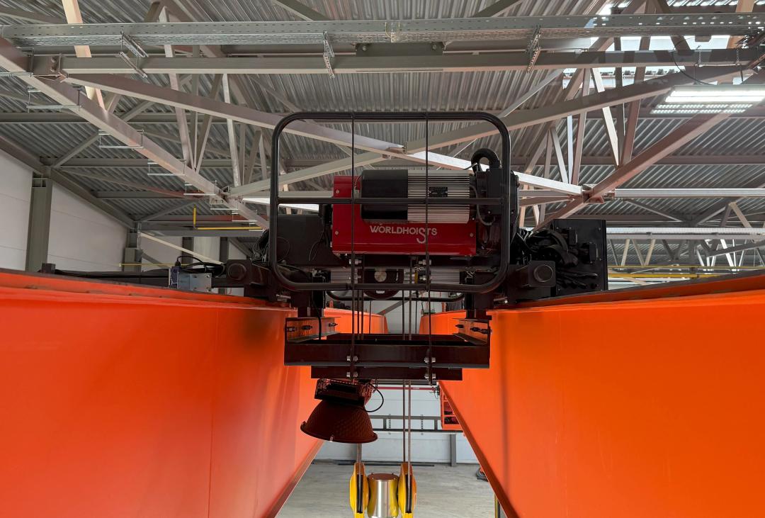 Полный цикл для ведущего предприятия металлоизделий: 5 двухбалочных кранов грузоподъемностью 7-25т поставлены и смонтированы «под ключ» в Ногинске.