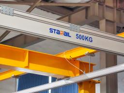 Однобалочный мостовой кран (легкие крановые системы) г/п до 1т STARAIL (таль DELIC)